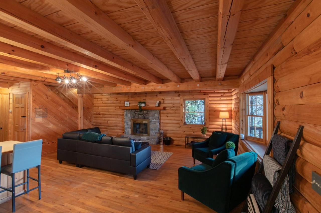 Treetops Cabin Easy To Asheville With Fast Wifi And Great View Swiss ภายนอก รูปภาพ