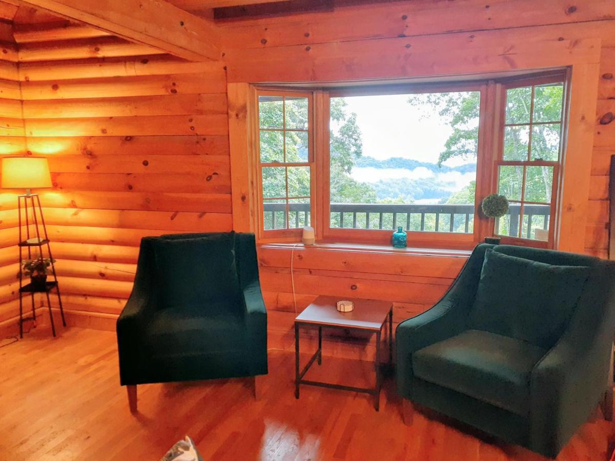 Treetops Cabin Easy To Asheville With Fast Wifi And Great View Swiss ภายนอก รูปภาพ